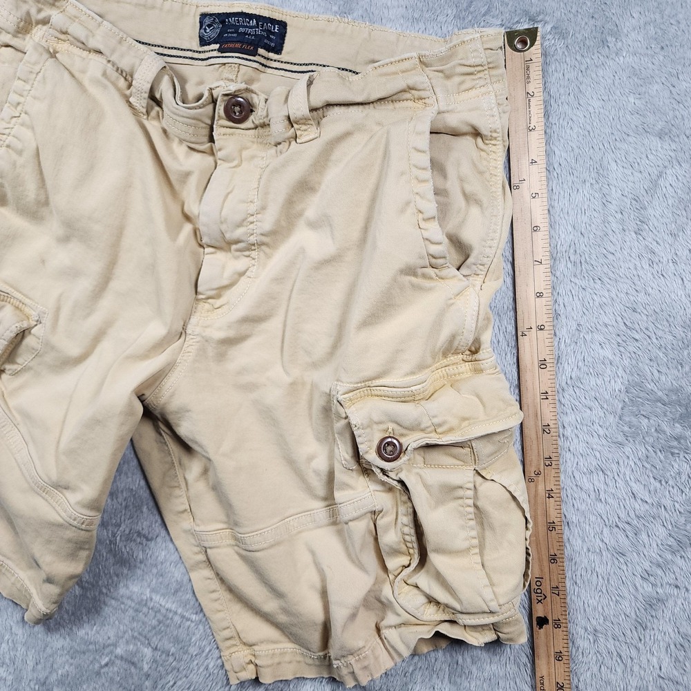 American Eagle Cargo Shorts Mens (Fits 32) Y2K Gorpcore Casual Summer Retro - Picture 7 of 14
